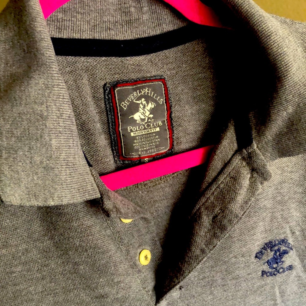 Beverly Hills Polo Club shirt / size S / grey